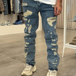 YAGO “RIPPED REBEL” Jeans